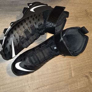 Nike Black and White Football Cleats